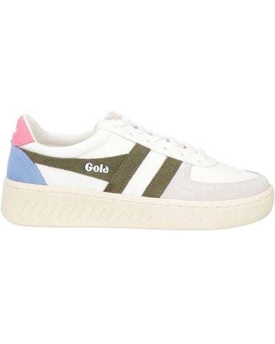 Buy Gola women's Grandslam Suede sneakers in khaki/pink online at gola