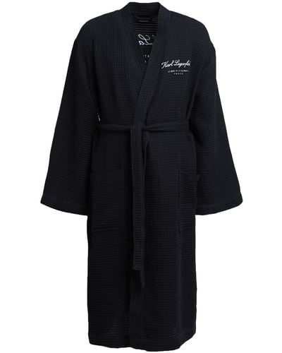 Karl Lagerfeld Dressing Gown Or Bathrobe - Black