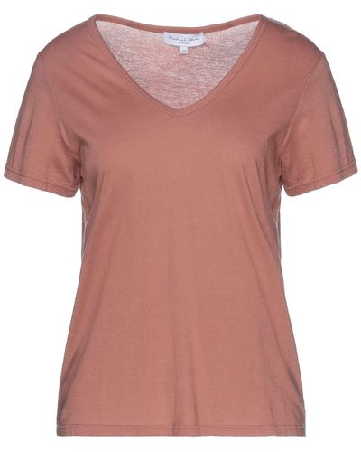 Michael Stars T-Shirt Cotton, Modal - Pink