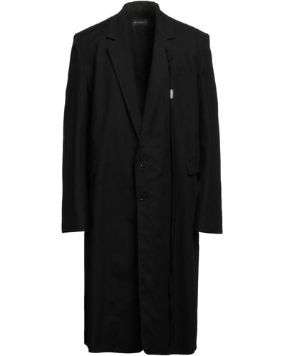 Ann Demeulemeester Overcoat & Trench Coat - Black