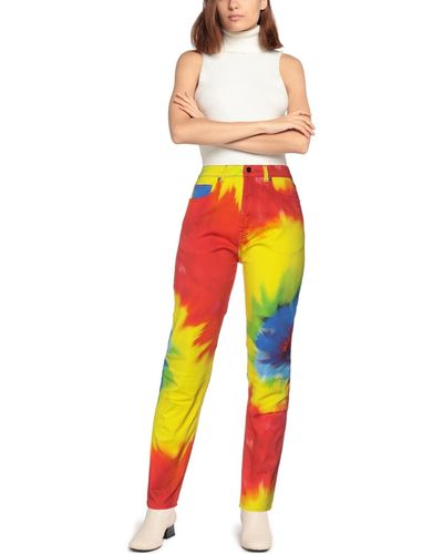 Alexandre Vauthier Pantaloni Jeans - Rosso