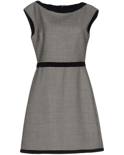 Boutique Moschino Mini Dress Virgin Wool, Other Fibers - Gray