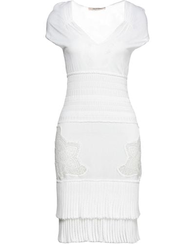 Roberto Cavalli Midi-Kleid - Weiß
