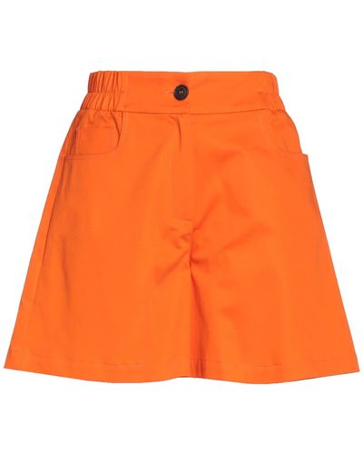 Semicouture Shorts & Bermuda Shorts - Orange
