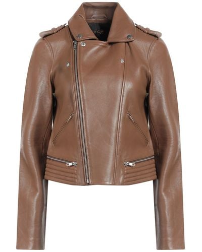 Maje Leather jackets for Women | Online Sale up to 60% off | Lyst