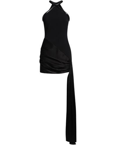 David Koma Mini Dress Acetate, Viscose, Elastane, Triacetate, Polyester - Black