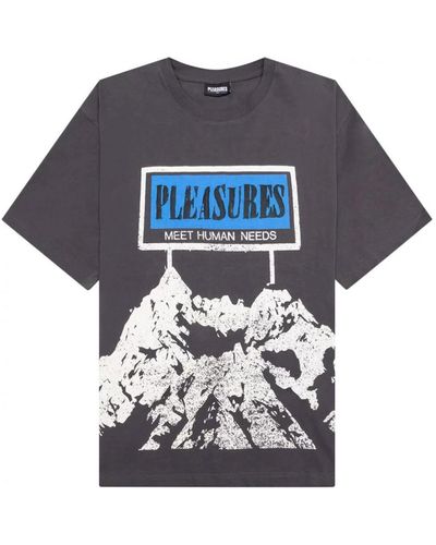 Pleasures T-shirts - Blau