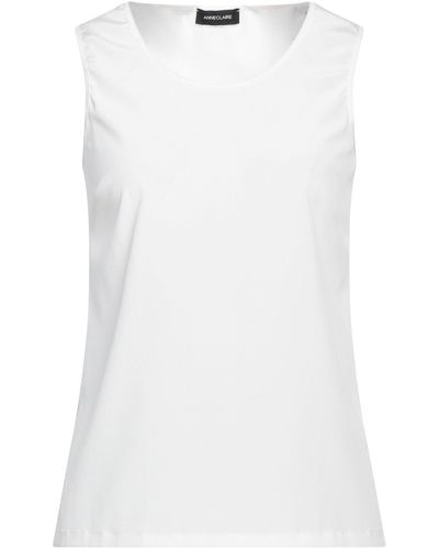 Anneclaire Top - Blanco