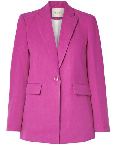 Maje Suit Jacket - Pink