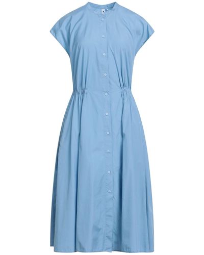 European Culture Midi Dress - Blue