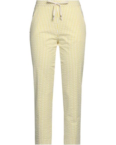 RE_HASH Trousers Cotton, Elastane - Yellow