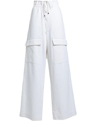 Dries Van Noten Pantalon - Blanc