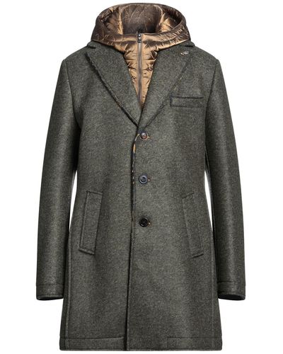Alessandro Dell'acqua Military Coat Acrylic, Wool, Polyester - Gray