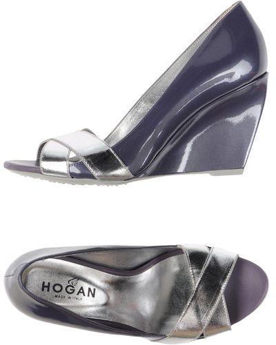 Hogan Court Shoes - Purple