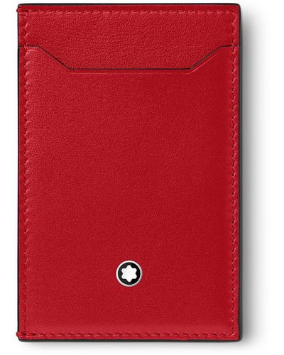Montblanc Meisterstück Pocket 3Cc -- Document Holder Calfskin - Red
