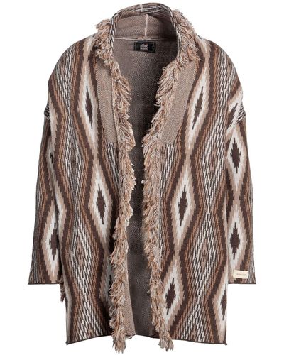 AFTER LABEL Cardigan - Brown