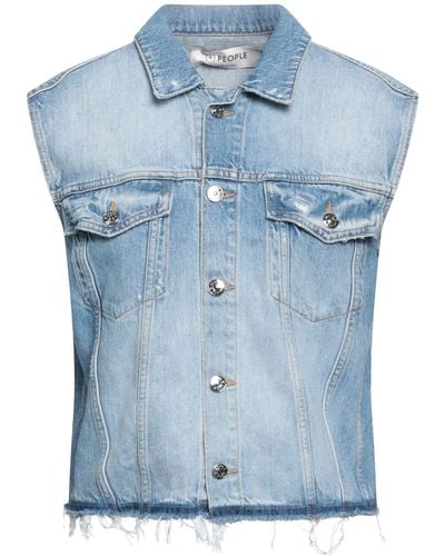 People Jeansjacke/-mantel - Blau