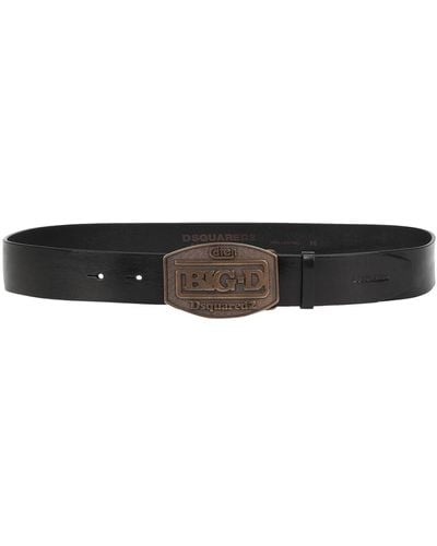 DSquared² Belt Leather - Black