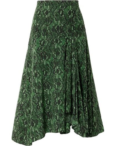 Veronica Beard Midi Skirt - Green