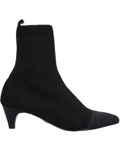 Carmens Ankle Boots Textile Fibers - Black