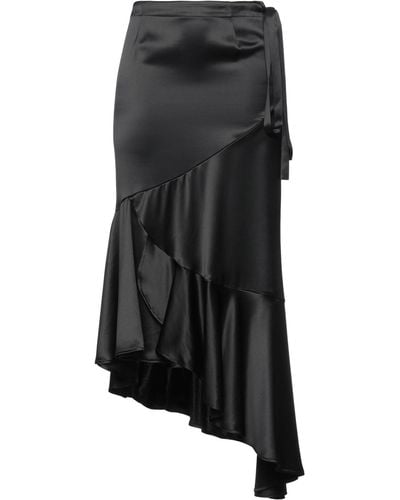 Isabelle Blanche Midi Skirt - Black