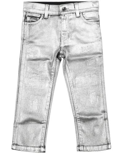 Dolce & Gabbana Pantaloni Jeans - Grigio