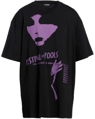 Raf Simons Camiseta - Negro