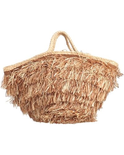 MADE FOR A WOMAN Made For A -- Handbag Natural Raffia