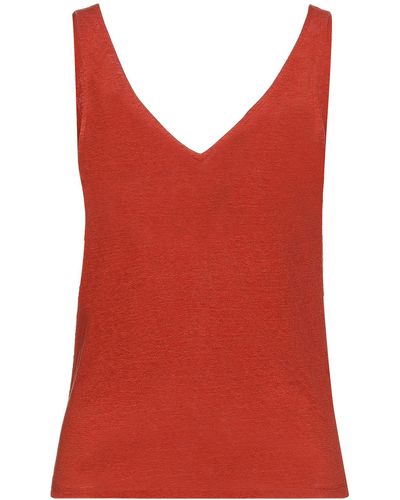 Majestic Filatures Camiseta de tirantes - Rojo