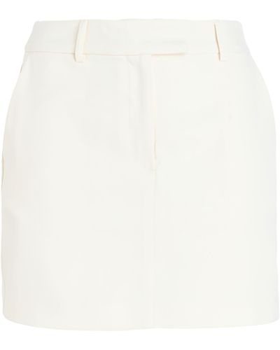 TOPSHOP Mini Skirt - White