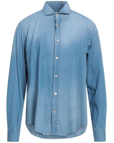Eleventy Denim Shirt - Blue