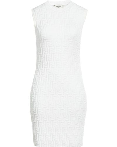 Fendi Short Dress - White