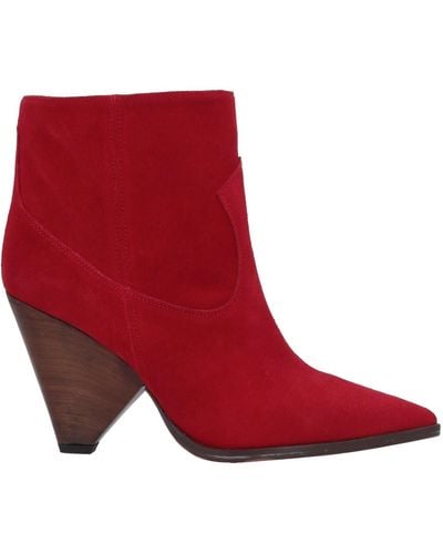 Anna F. Ankle Boots - Red