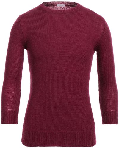 Rossopuro Sweater Mohair Wool, Polyamide, Wool - Red