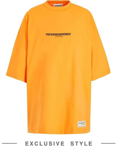THE GIVING MOVEMENT x YOOX T-shirt - Yellow