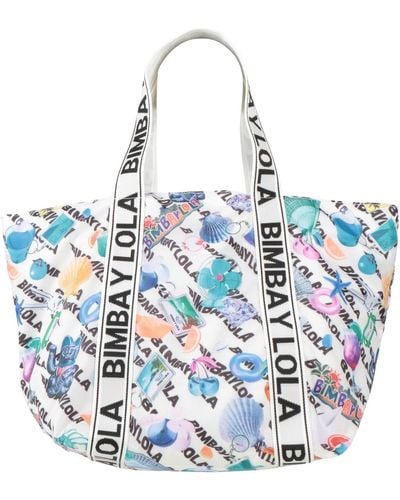 Bimba Y Lola Luxury Designer Simple Tote Bag Color Sólido Gran