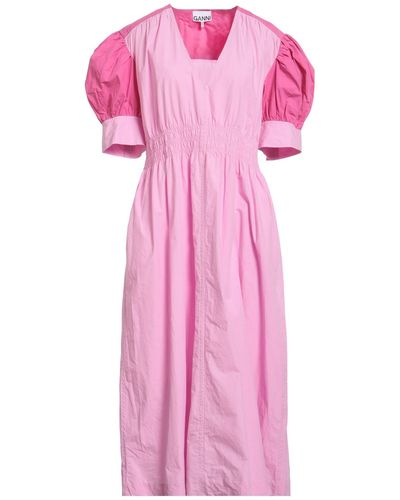 Ganni Robe midi - Rose