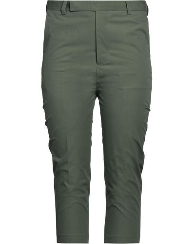 Rick Owens Cropped Trousers - Green