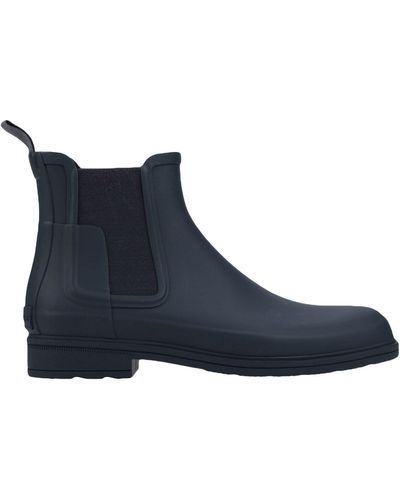 HUNTER Ankle Boots - Blue