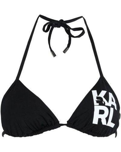 Karl Lagerfeld Bikini-Oberteil - Schwarz