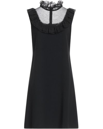 Chloé Mini Dress Acetate, Viscose, Wool, Silk, Polyamide - Black