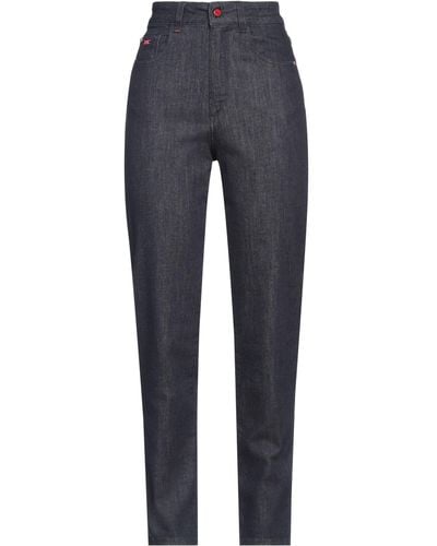 Kiton Pantaloni Jeans - Blu
