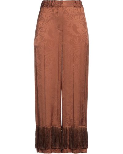 SIMONA CORSELLINI Trousers - Brown