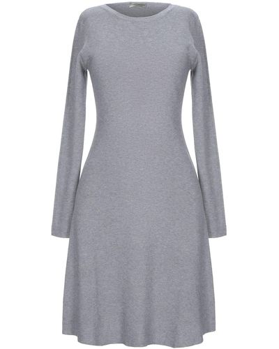Cashmere Company Mini-Kleid - Grau