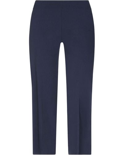 Avenue Montaigne Cropped Trousers - Blue