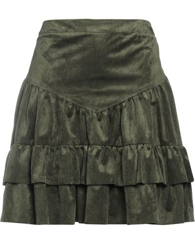 Manila Grace Mini Skirt - Green
