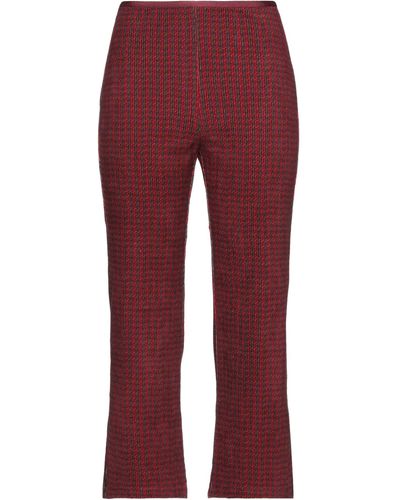 Siyu Garnet Pants Cotton, Polyamide, Elastane - Red