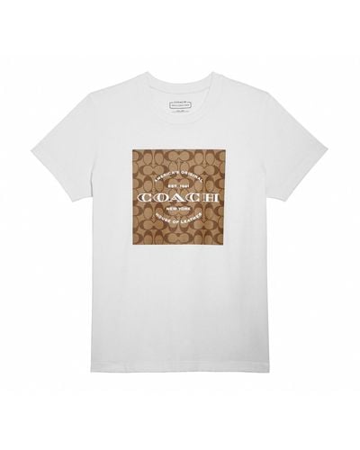 COACH T-shirts - Weiß