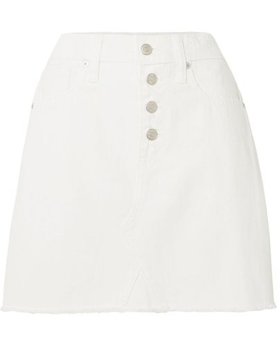 Madewell Denim Skirt - White