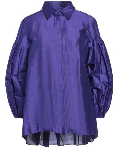 Max Mara Studio Shirt Silk - Purple